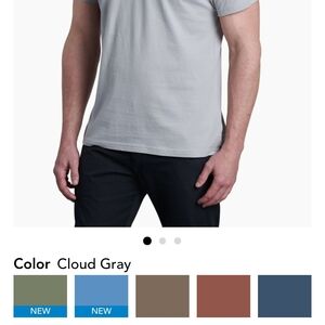 Kuhl Cloud Gray Short Sleeve Tee
